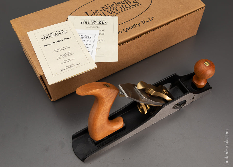 Dead Mint in Box LIE NIELSEN No. 10 1/4 Tilt Handle Jack rabbet Plane - 102462