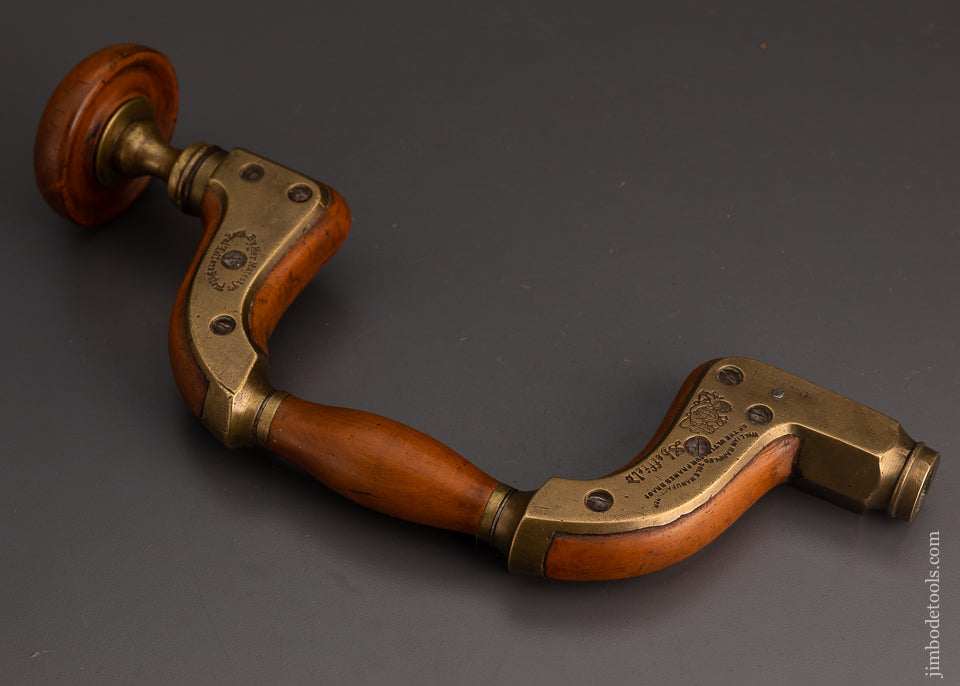 Rare & Fine MARPLES Solid Boxwood ULTIMATUM Brace - 103127