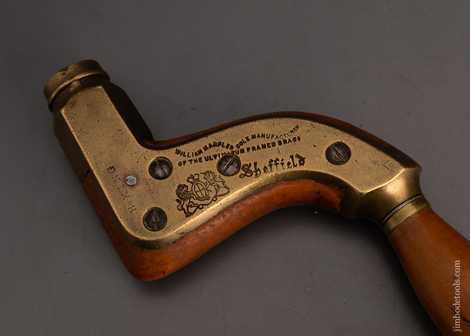 Rare & Fine MARPLES Solid Boxwood ULTIMATUM Brace - 103127