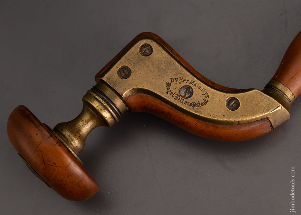 Rare & Fine MARPLES Solid Boxwood ULTIMATUM Brace - 103127