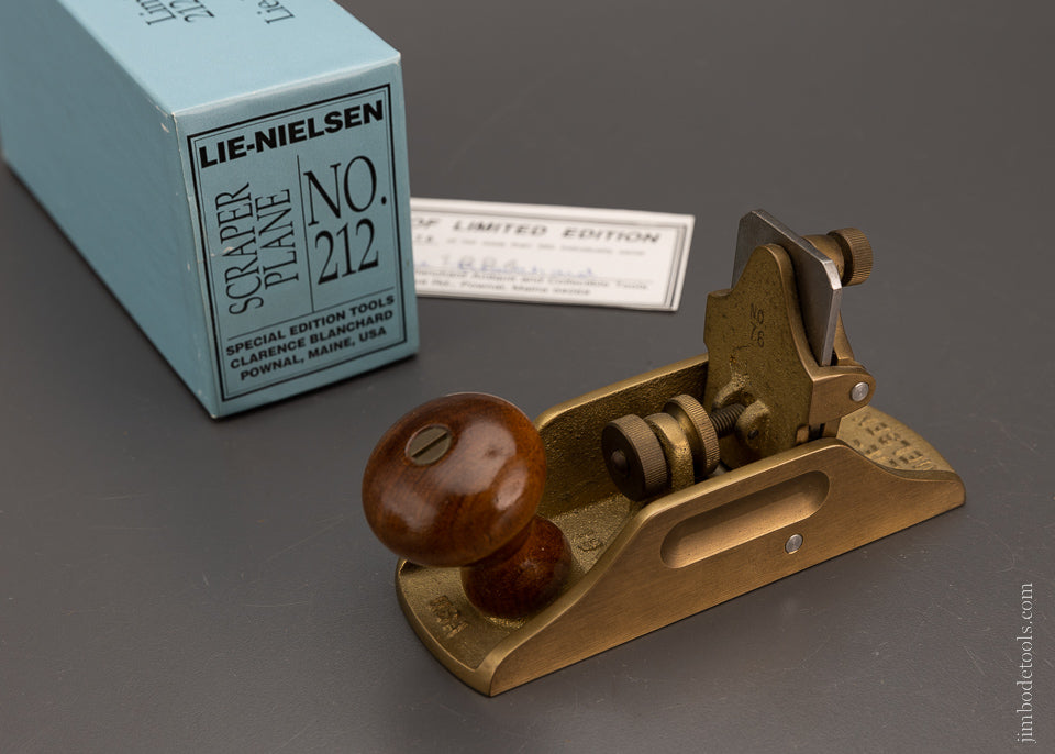 LIE NIELSEN No. 212 Scraper Plane in Box Limited Edition - 104522