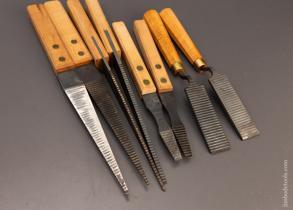 Complete Set of 8 LIE NIELSEN Plane Maker’s Floats DISCONTINUED - 111128