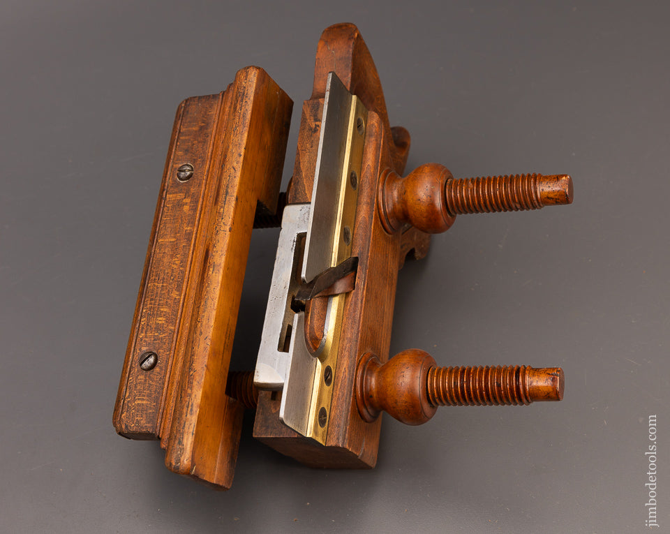 Fine Beech & Boxwood Screw Arm Plow Plane by OHIO TOOL CO. - 111230