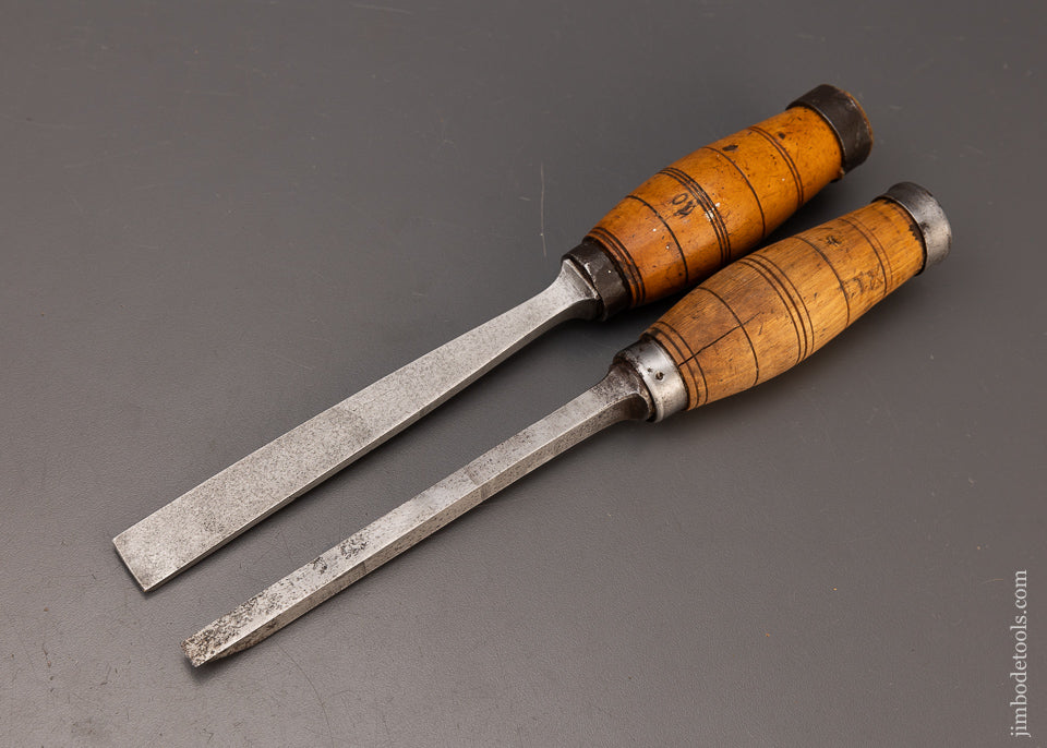Great Set of 2 Dutch Mortise Chisels - 111335