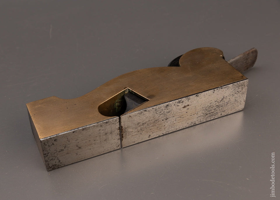 Beautiful Gunmetal & Ebony Low Angle Shoulder Plane by C.W. - - - - GEWAY MAKER LONDON - 111434