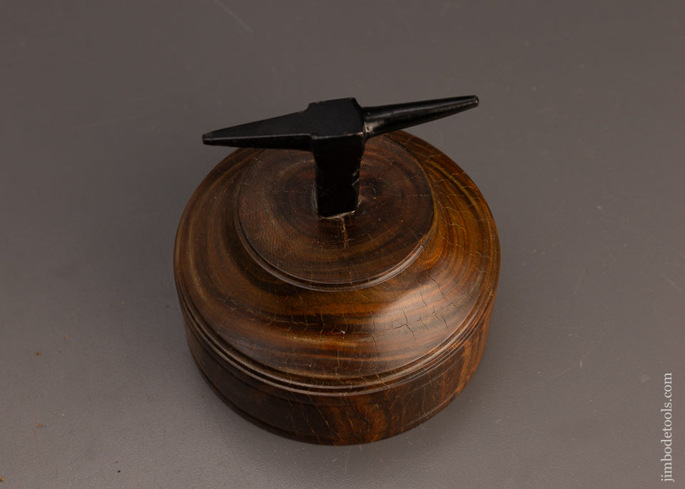 Watch Maker’s Anvil on Lignum Vitae Stump - 111481