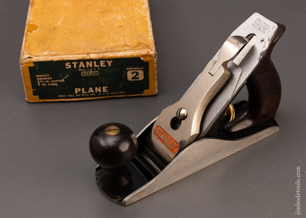 STANLEY No. 2 Smooth Plane Mint in Box - 111482