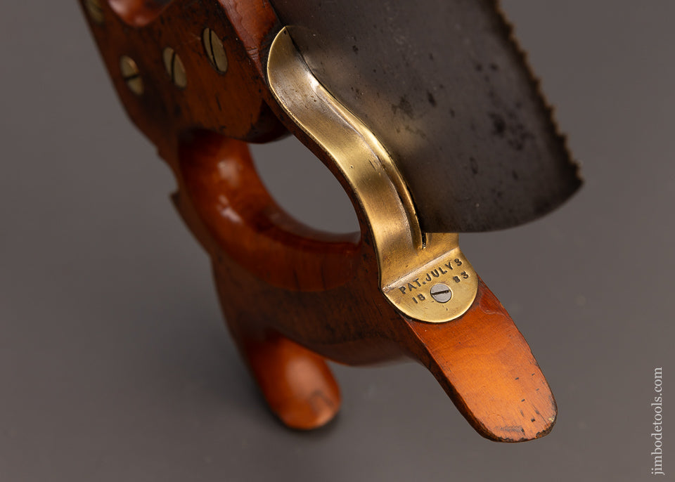 Fine Patented Right-Handed HARVEY PEACE Hand Saw No. P70 - 111582