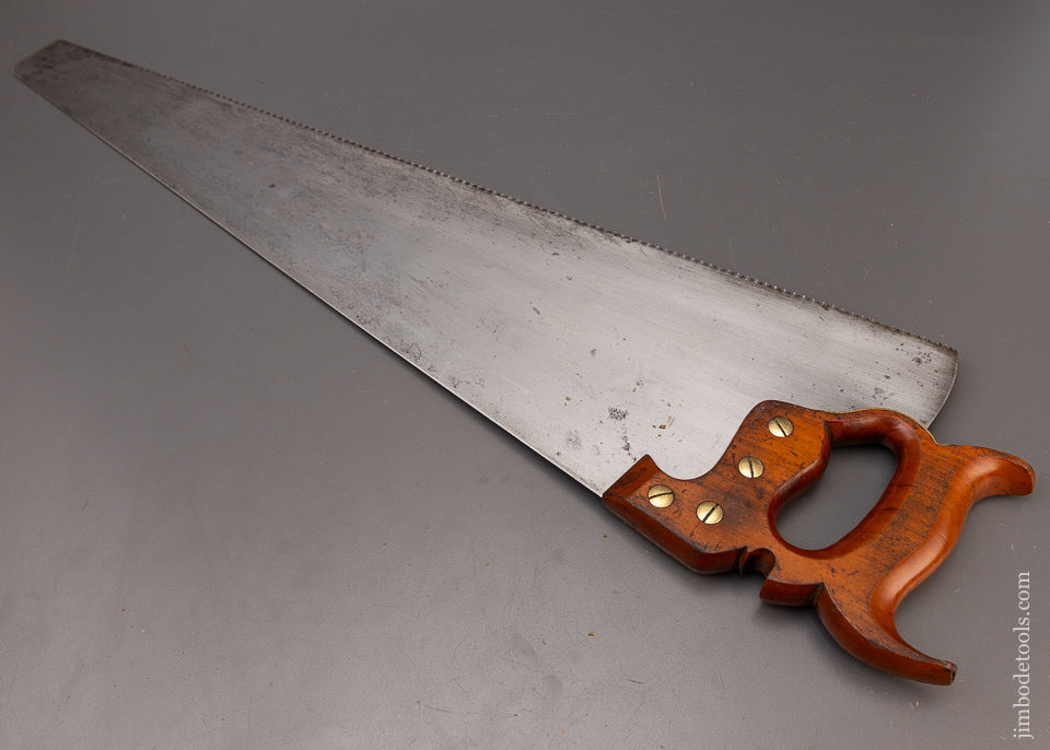 Fine Patented Right-Handed HARVEY PEACE Hand Saw No. P70 - 111582