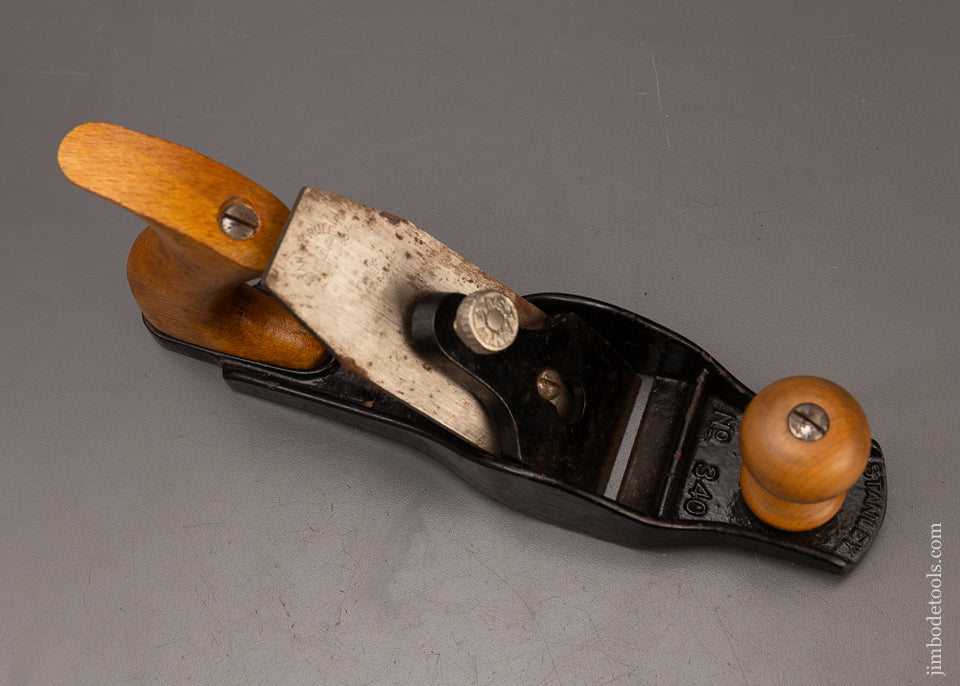 Rare BOX! STANLEY No. 340 Furring Plane Near Mint in Box Type 2 - 111590