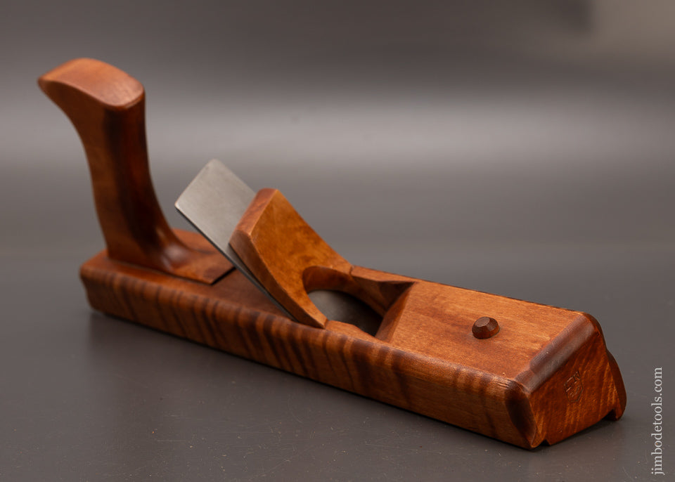 Dead Mint LEON ROBBINS Tiger Maple Panel Raiser Plane RIGHT Handed! - 111675