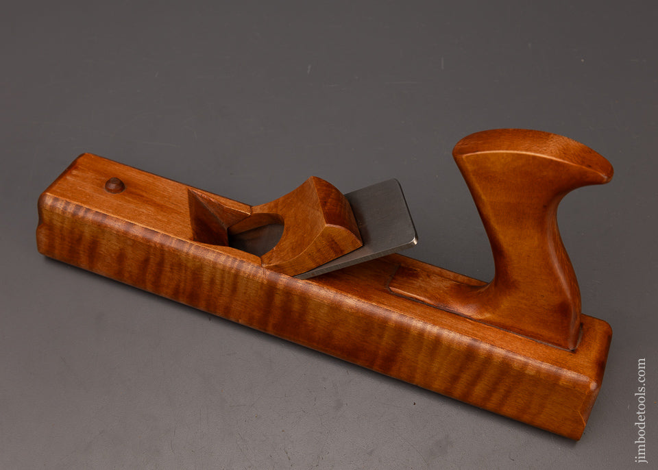 Dead Mint LEON ROBBINS Tiger Maple Panel Raiser Plane RIGHT Handed! - 111675