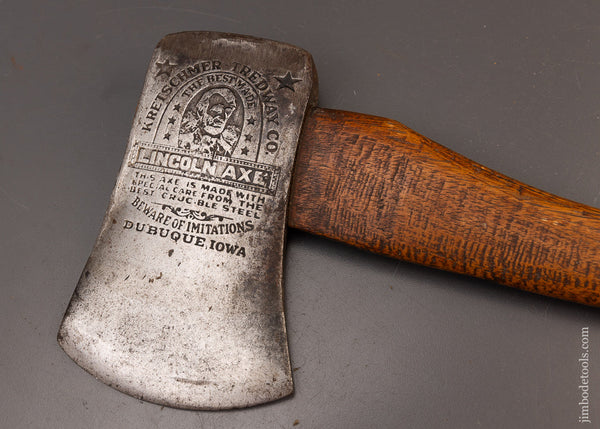 門肘　TRADE勝MARK KRETSCHMER TREDWAY CO. LINCOLN AXE Embossed Axe - 111708 - AS OF