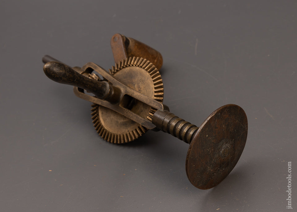 Pretty Brass Framed Antique Drill - 111754