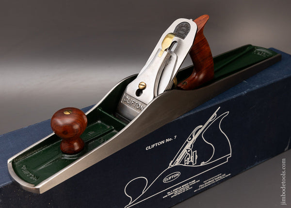 CLIFTON No. 7 Jointer Plane The GREEN BEAST in Original Box
