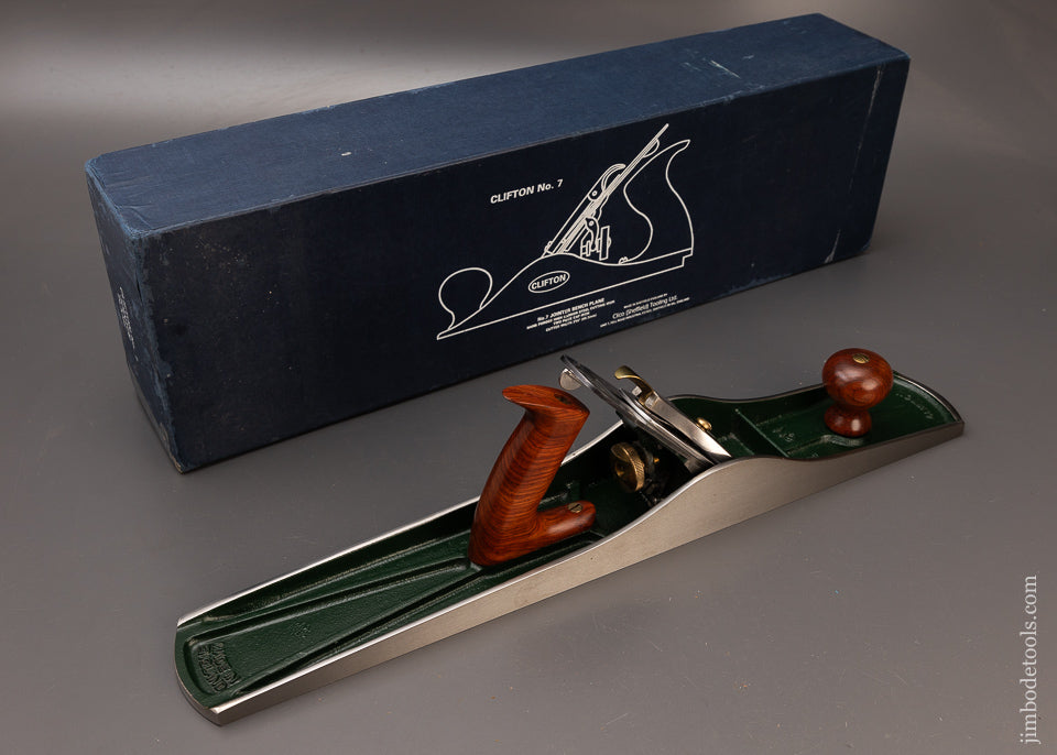 CLIFTON No. 7 Jointer Plane The GREEN BEAST in Original Box - 111788
