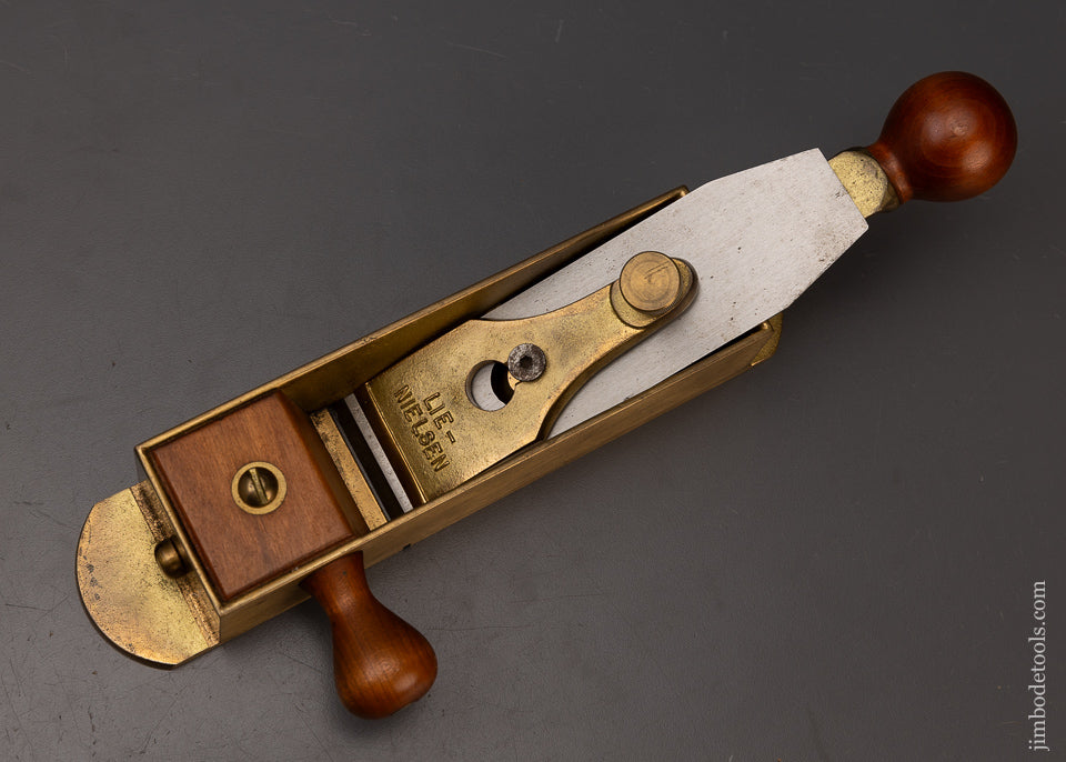 Long-Ago DISCONTINUED Bronze LIE NIELSEN No. 9 Piano Maker’s Miter Plane - 111883