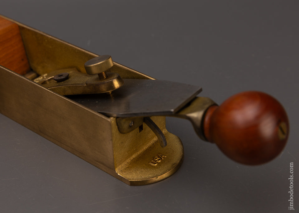 Long-Ago DISCONTINUED Bronze LIE NIELSEN No. 9 Piano Maker’s Miter Plane - 111883