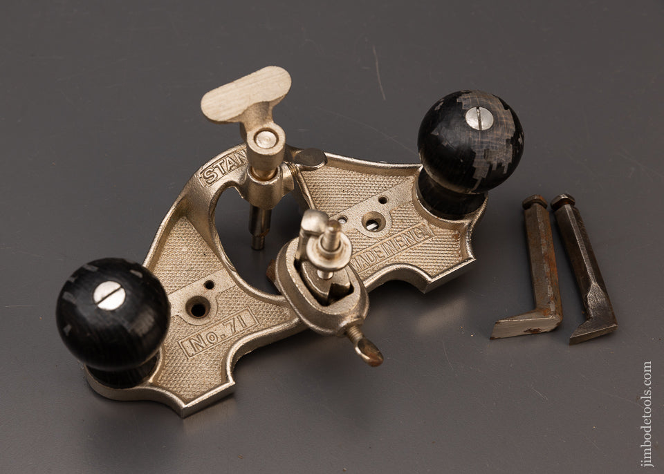 Complete & Fine STANLEY No. 71 Router Plane - 111919
