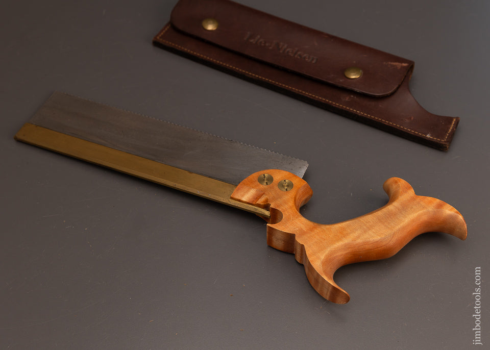 LIE NIELSEN 9 Inch Brass Back Dovetail Saw with Sheath - 111938