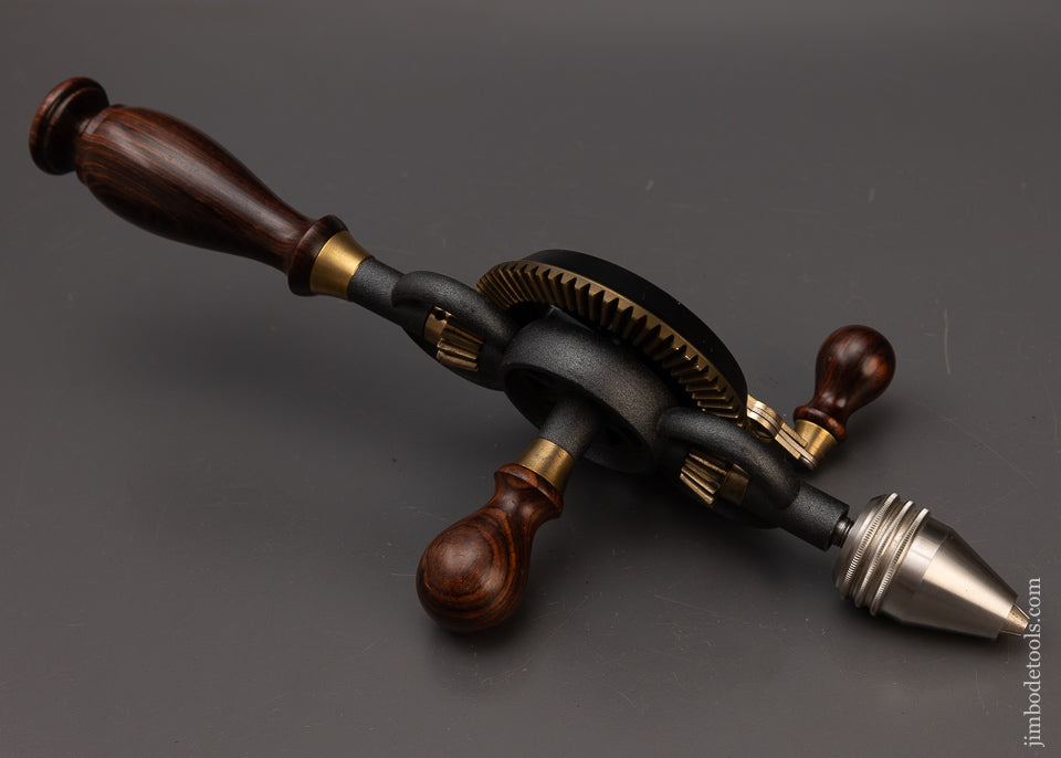 Fantastic Mint BRIDGE CITY TOOL WORKS No. CT-6 Ornate Hand Drill - 112018