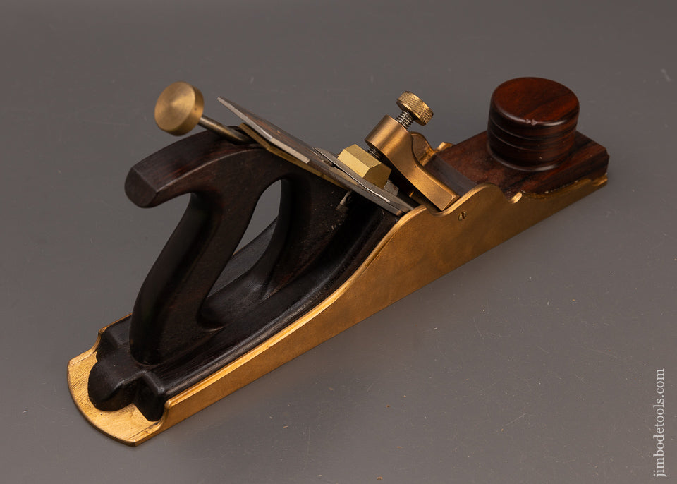 Heavy BRISTOL Design Gunmetal English Infill Bench Plane - 112198