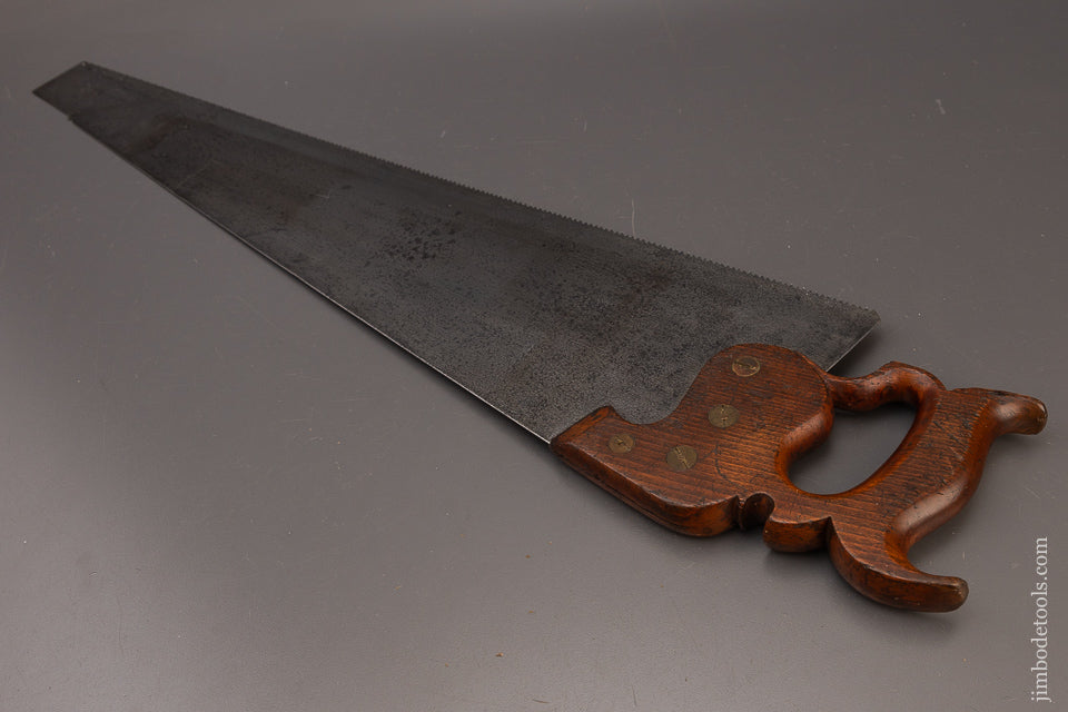 Early DISSTON No. 7 Hand Saw Tuned & Restored by Michael Merlo - 112228