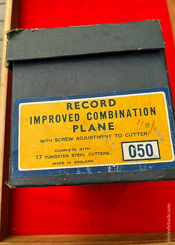 RECORD No. 050 Combination Plane 100% COMPLETE Near Mint in Box - 112893