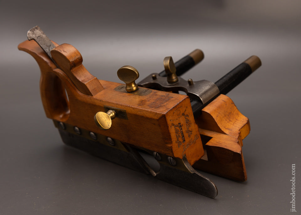 Crisp & Fine MATHIESON No. 11 Bridle Plow Plane with Ebony Arms - 112442