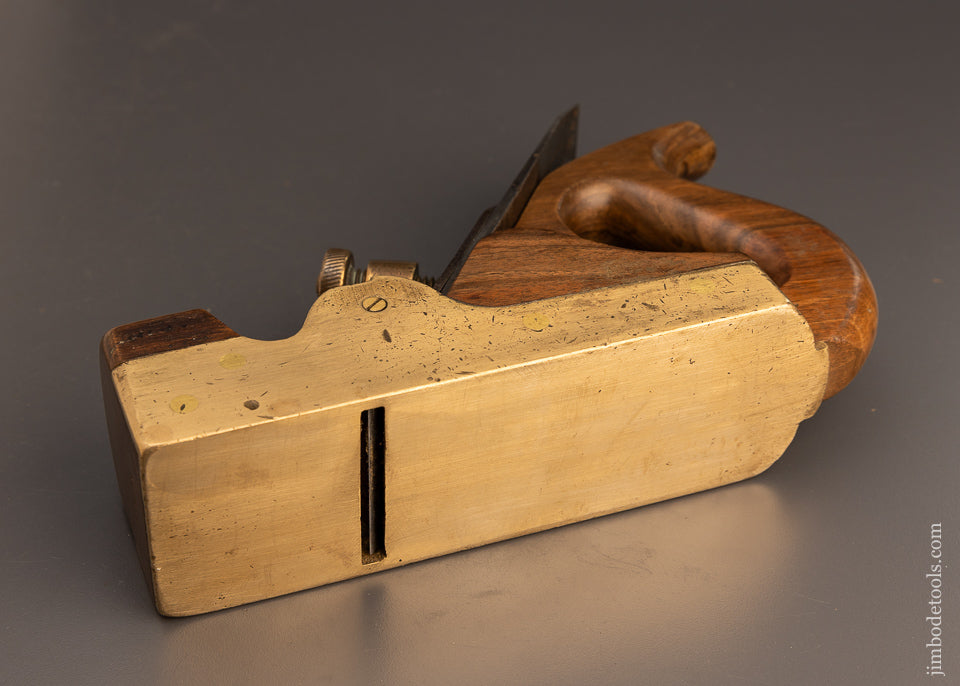 Gunmetal & Walnut Infill Smooth Plane - 112468