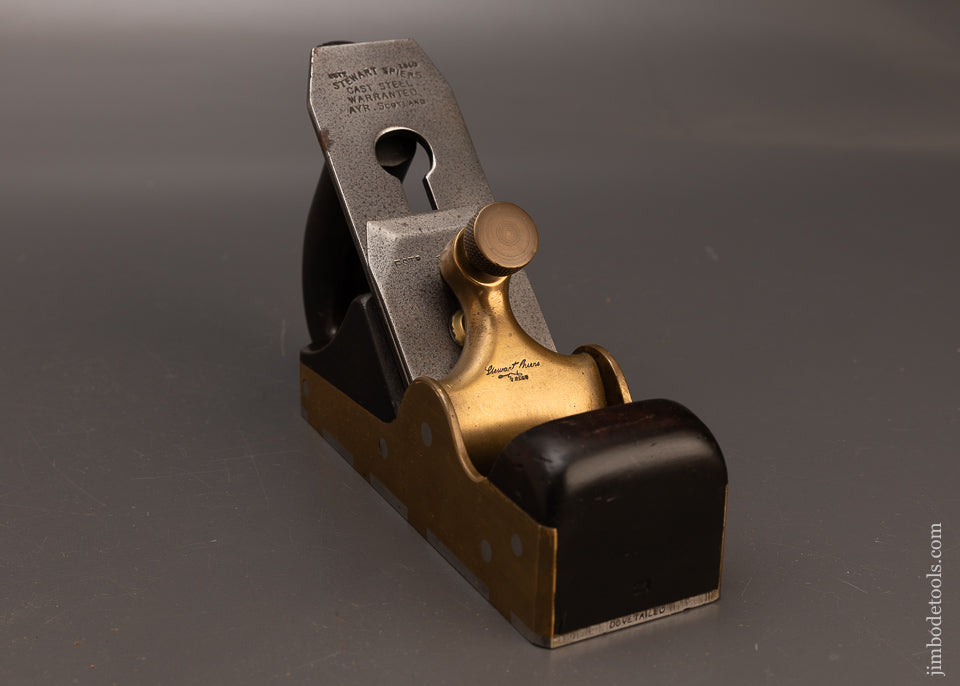 Very Rare & Fine SPIERS No. 27 Gunmetal Dovetailed Rosewood Infill Smooth Plane - 112476