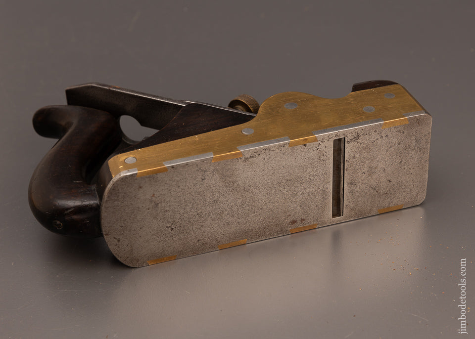Very Rare & Fine SPIERS No. 27 Gunmetal Dovetailed Rosewood Infill Smooth Plane - 112476