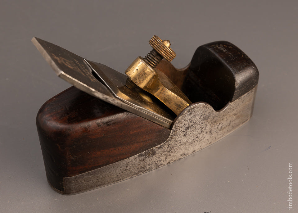 Pre-War NORRIS No. 4 Dovetailed Rosewood Infill Smooth Plane - 112485
