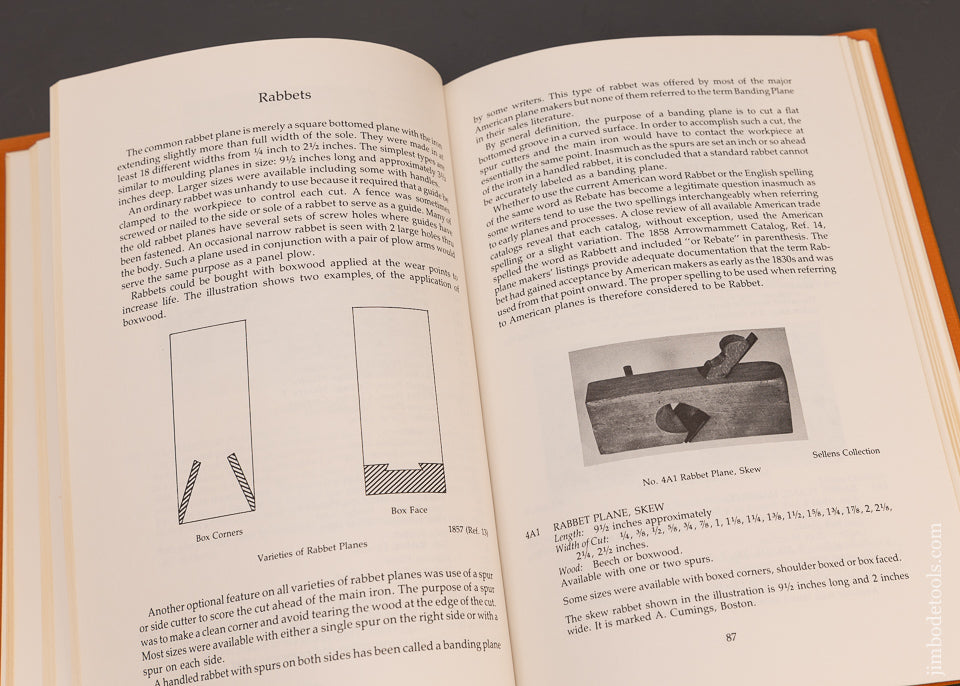 BOOK: “Woodworking Planes” by Alvin Sellens - 112507