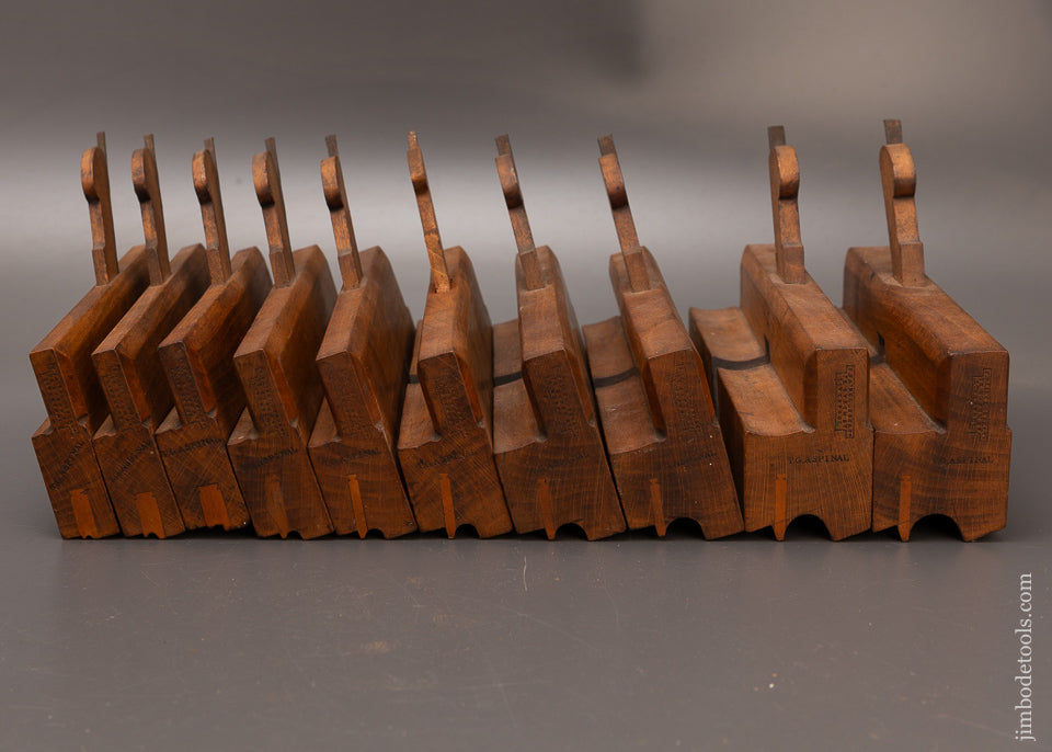 10 Crisp Side Bead Moulding Planes by FAIRCLOUGH - 112539