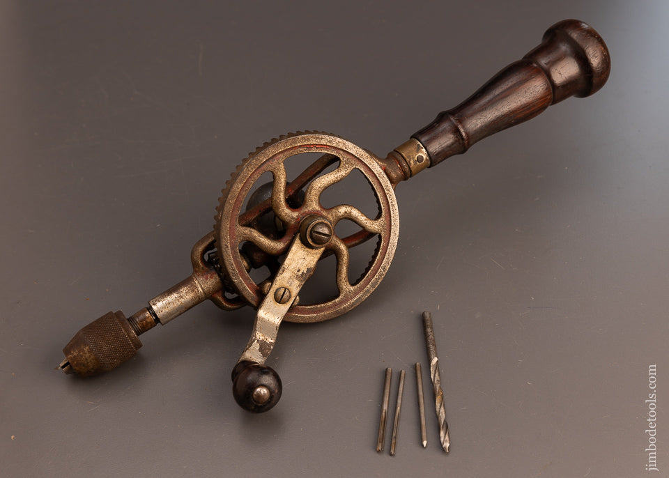 Smooth JOHN S. FRAY Rosewood Handles Hand Drill - 112652
