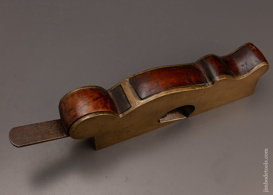 Very Shapely Gunmetal Low Angle Infill Shoulder Plane - 112719