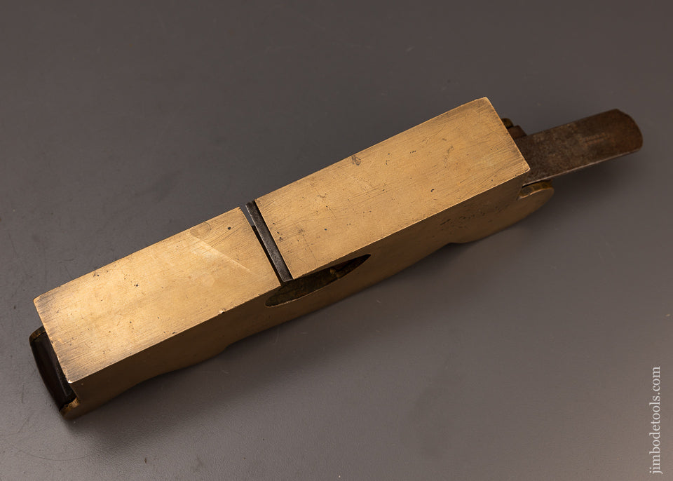 Very Shapely Gunmetal Low Angle Infill Shoulder Plane - 112719
