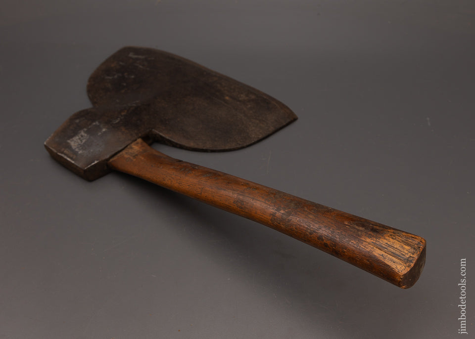 Good User Offset Single Bevel Broad Axe Hewing Axe by I. BRULE - 112758