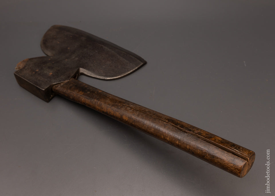 Good User Offset Single Bevel Broad Axe Hewing Axe by I. BLOOD - 112774