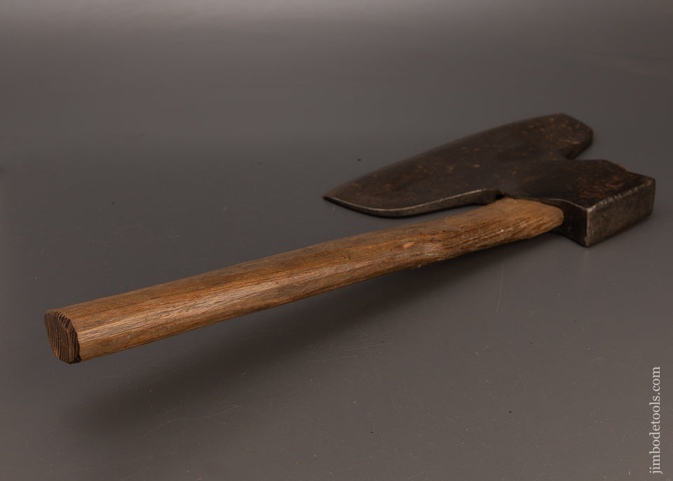 Good User Offset Single Bevel Broad Axe Hewing Axe by DUNLOP & MADIERA Ca. 1833 - 112782
