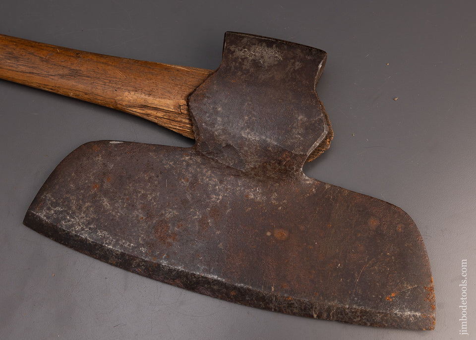 Good User Offset Single Bevel Broad Axe Hewing Axe by R. KING - 112784