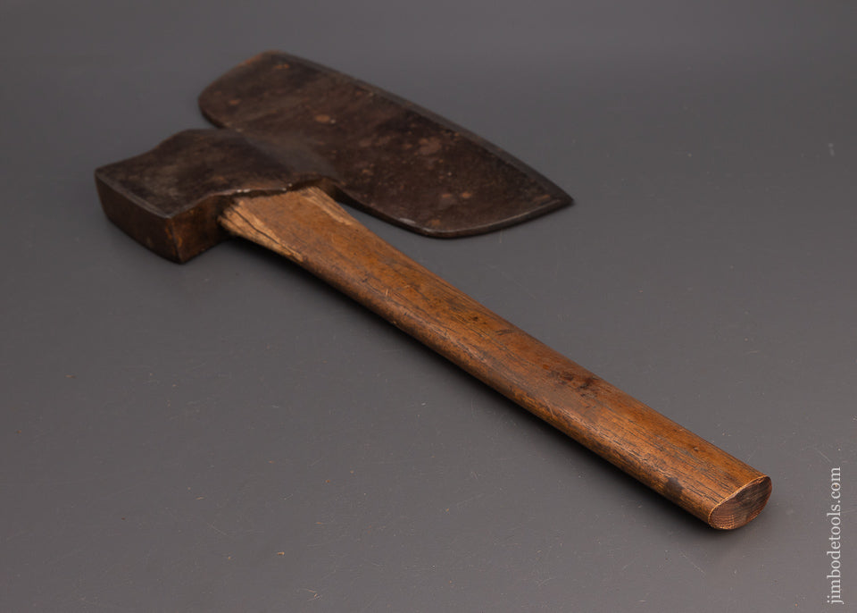Good User Offset Single Bevel Broad Axe Hewing Axe by R. KING - 112784