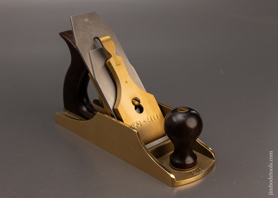 LIE NIELSEN 25th Anniversary Limited Edition No. 4 1/2 Plane with Rosewood Handles & 50° Frog Mint in Box - 112792