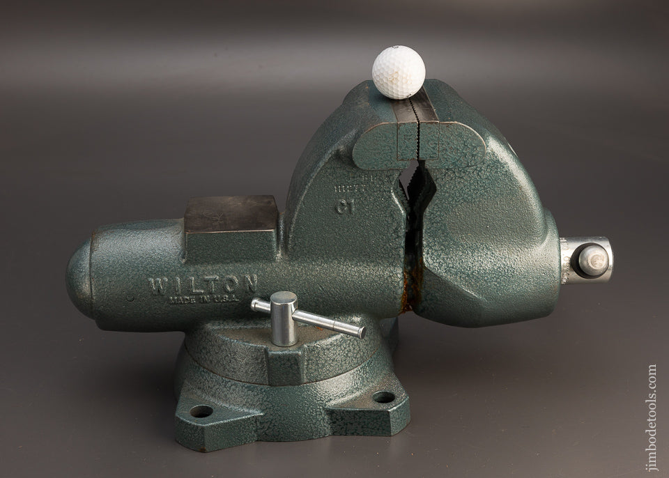 Monster 75 POUND 4 1/2 Inch WILTON Bullet Vise Dead Mint USA Made - 112827