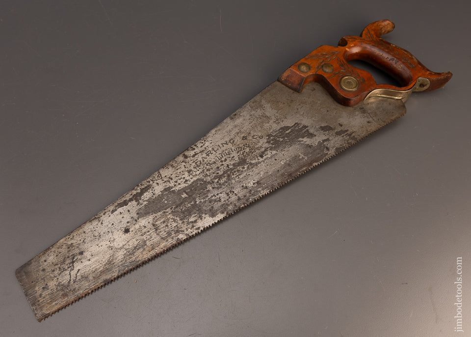Rare & Fine 16 Inch Panel Saw by H.M. DARLING & CO. BOSTON - 112843
