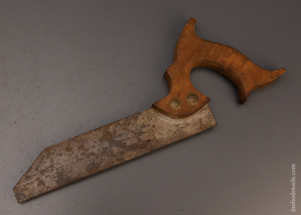 Rare DISSTON No. 1 Pattern Maker’s Saw - 112993