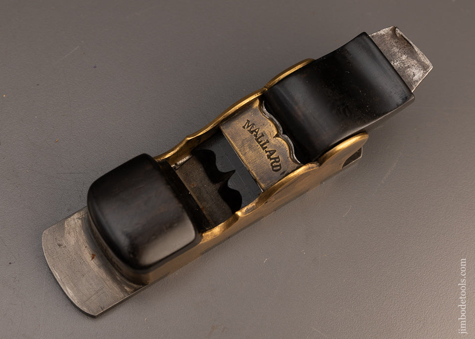 Gorgeous Gunmetal & Ebony Infill Thumb Plane - 113040