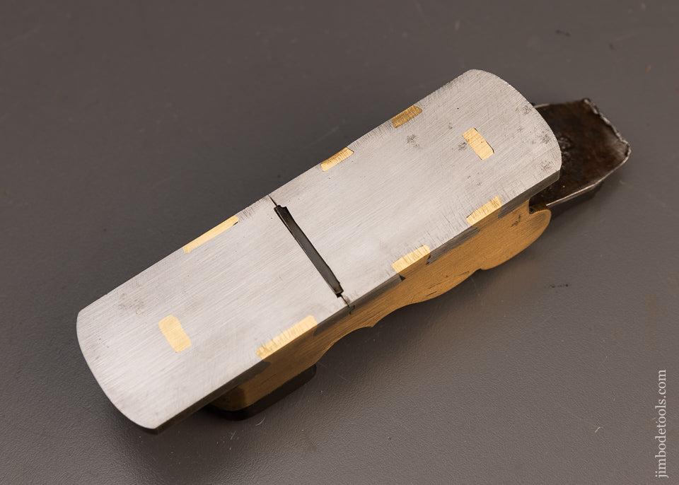 Gorgeous Gunmetal & Ebony Infill Thumb Plane - 113040