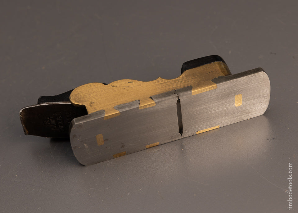Gorgeous Gunmetal & Ebony Infill Thumb Plane - 113040